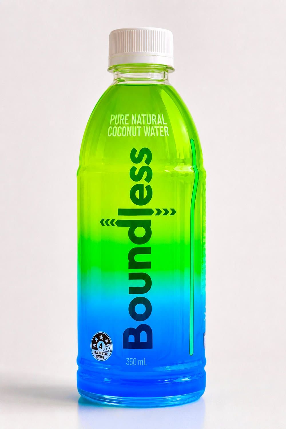Boundless pure natural coconut water, 350 mL bottle